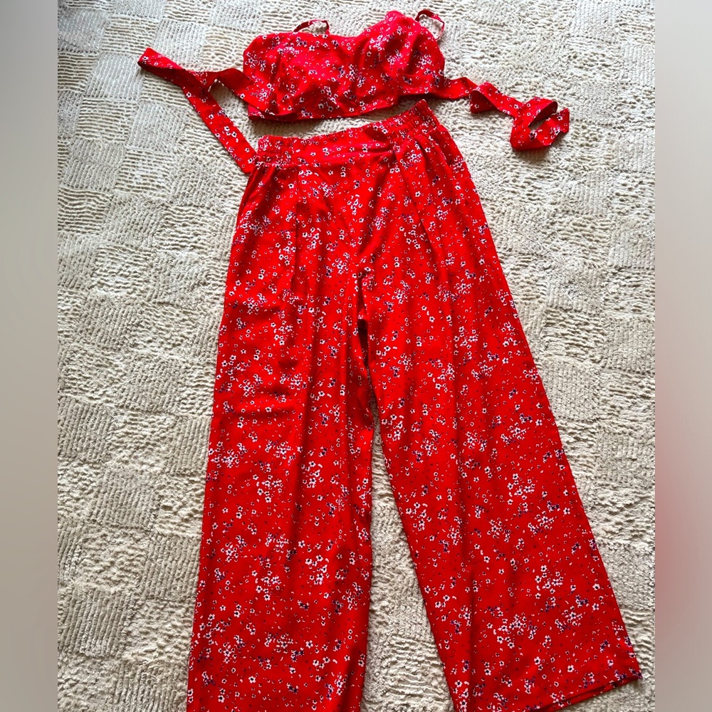 Rotchic Floral Red Dress